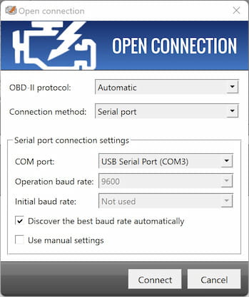 Montage et connectique PC SHOPINNOV Outil de diagnostic auto OBD2 Bluetooth  pour Windows